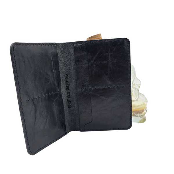 Portapasaporte black
